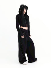 【KAIYA】tie me up sweatpants / 【カイヤ】タイミーアップスウェットパンツ