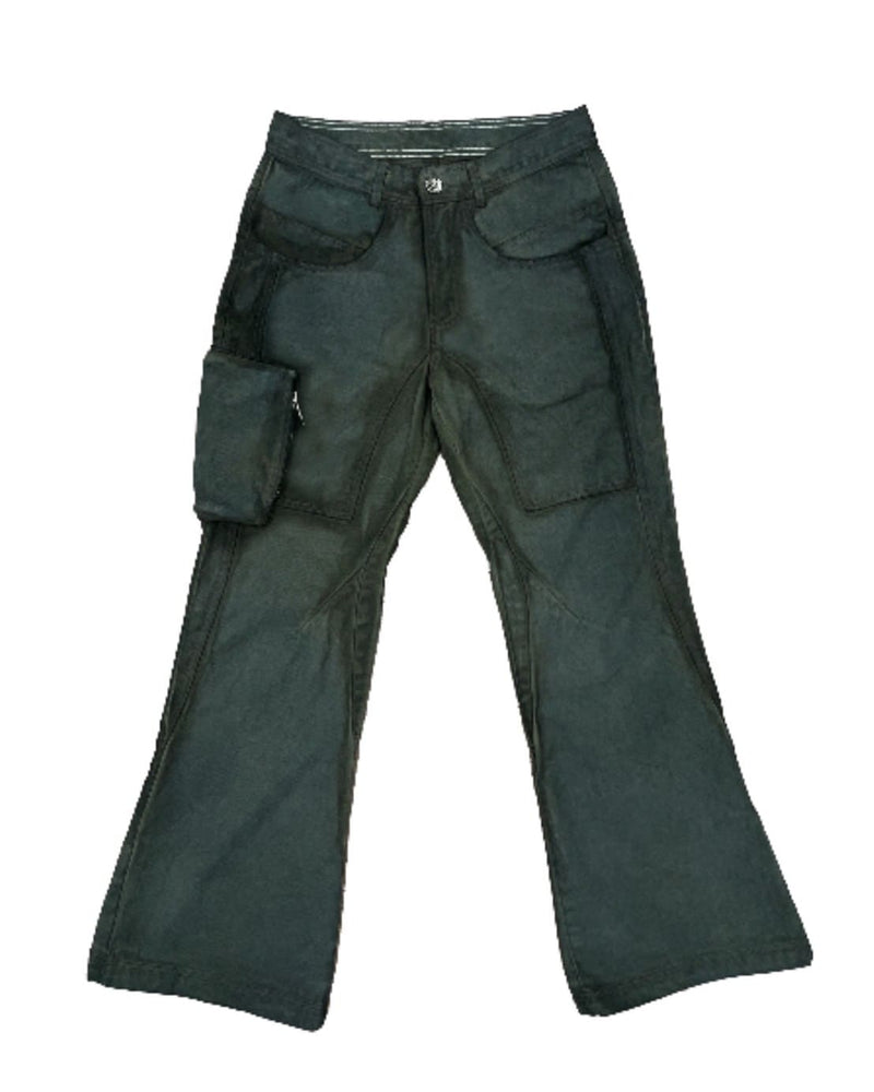 【BLR BLUER】Dyed One Pocket Flare Pants