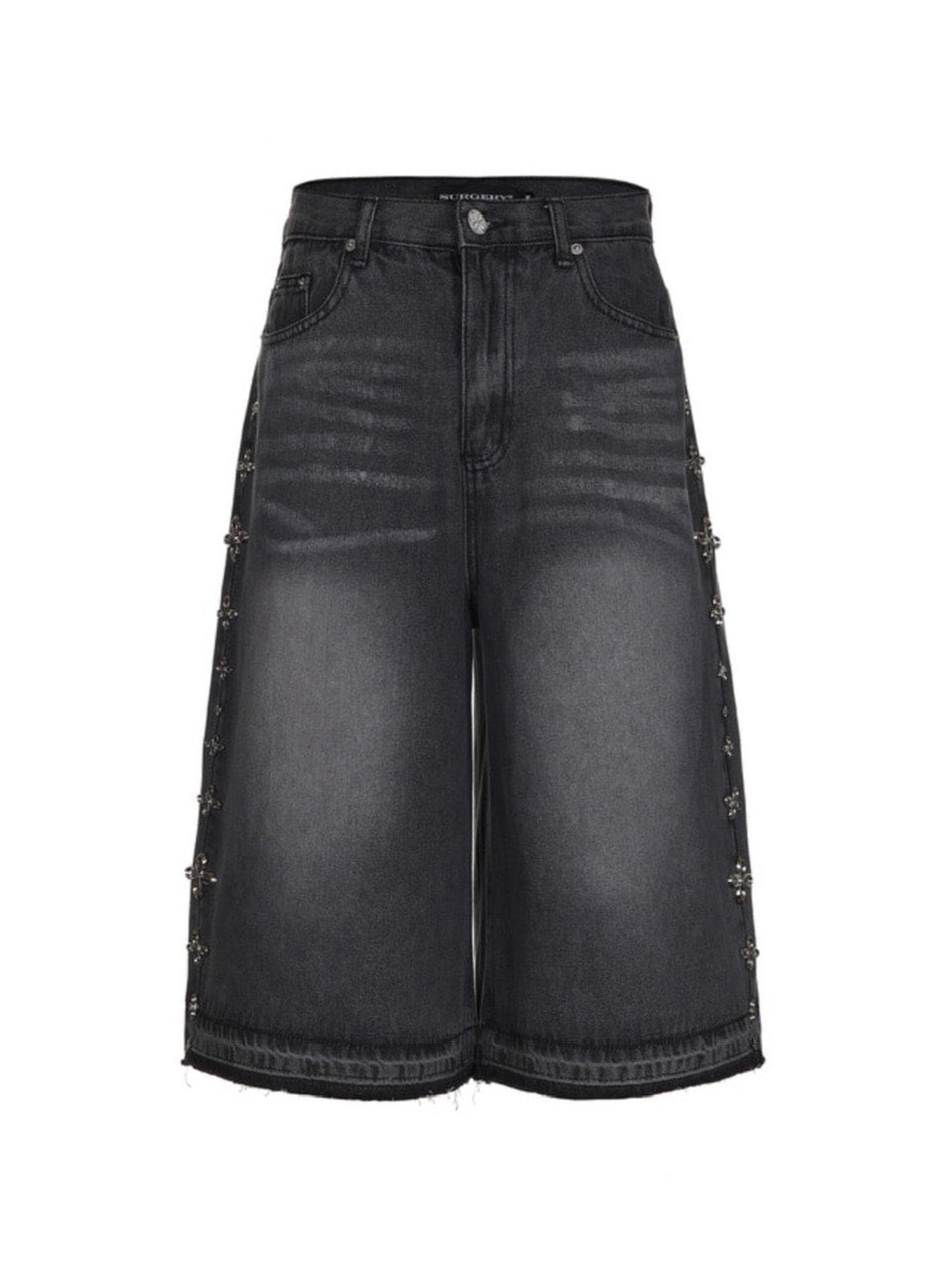 【SURGERY】SURGERY Clover Line denim bermuda pants / 【サージェリー】サージェリークローバーラインデニムバミューダパンツ