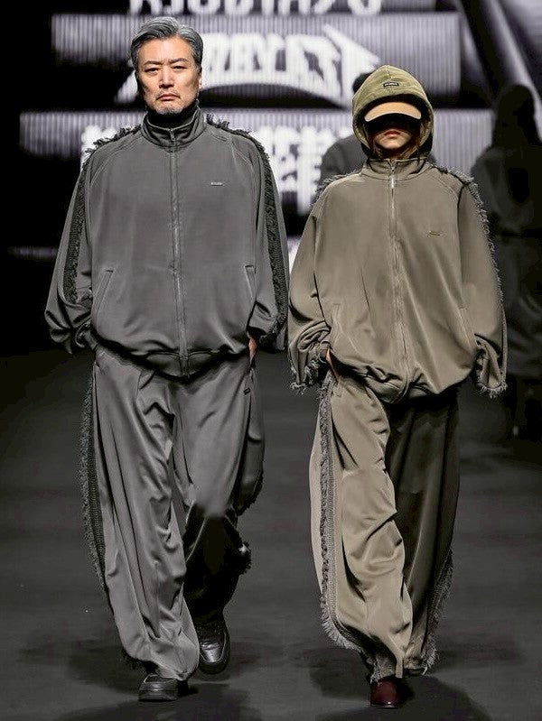 【AJOBYAJO】Lace Trimming Raglan Track Jacket【アジョバイアジョ】レーストリミングラグラントラックジャケット