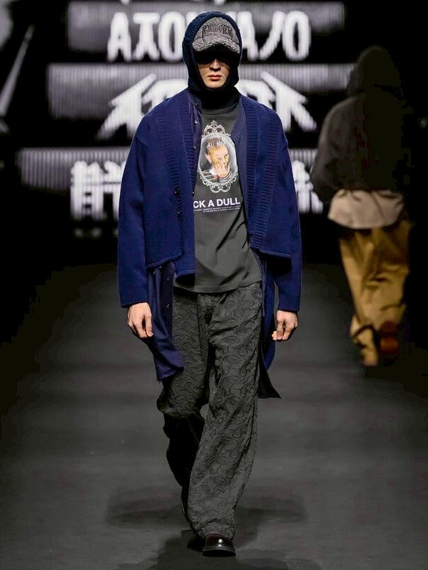 【AJOBYAJO】Double Layered Cardigan / 【アジョバイアジョ】ダブルレイヤードカーディガン