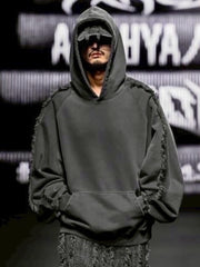 【AJOBYAJO】Raglan Lace Trimming Hoodie / 【アジョバイアジョ】ラグランレーストリミングプルオーバーパーカー