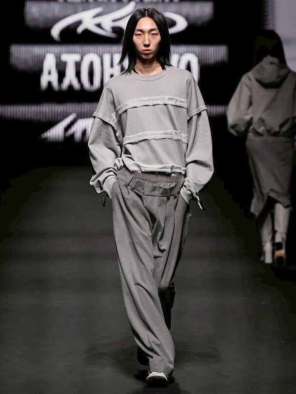 【AJOBYAJO】Double Layered Pants / 【アジョバイアジョ】ダブルレイヤードスラックスパンツ