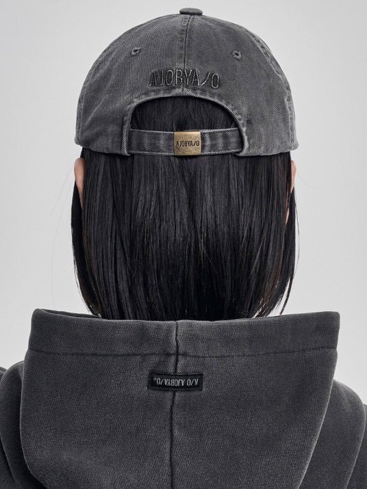 【AJOBYAJO】Wappen Washed Cap / 【アジョバイアジョ】ワッペンウォッシュドキャップ