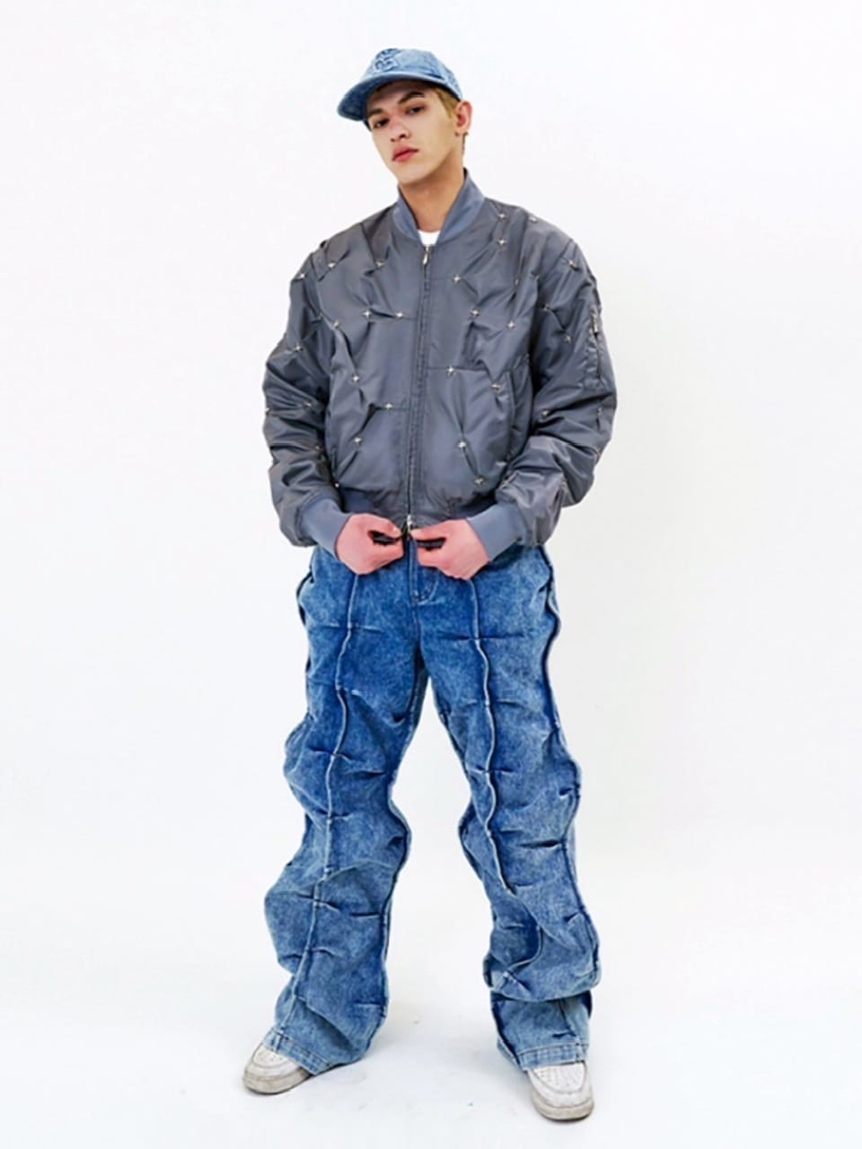 【E RIN AI E】STARRY NIGHT MA-1 JACKET