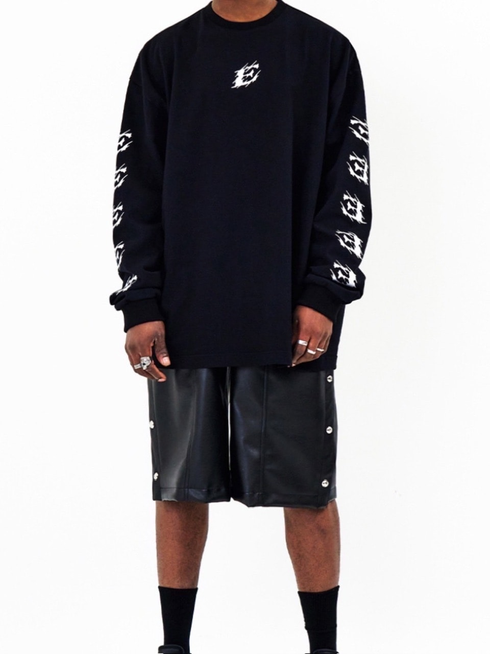 【E RIN AI E】NOUVEAU SNAP BERMUDA PANTS