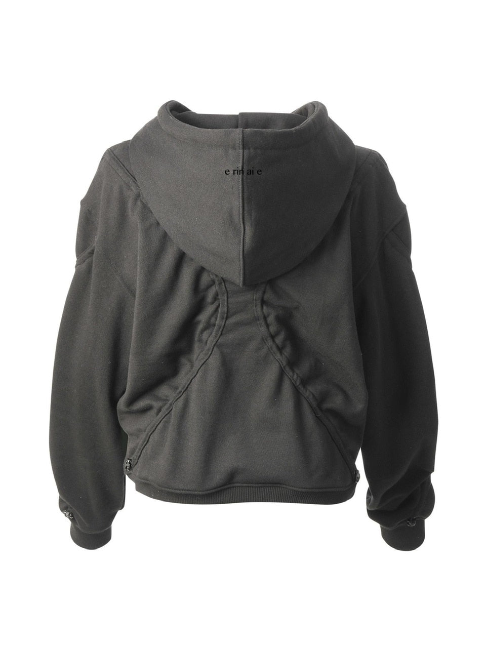 【E RIN AI E】GATE SHIRRING HOODIE