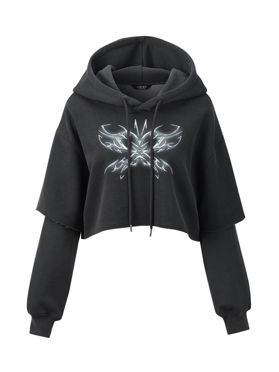 【E RIN AI E】NABI CROP HOODIE