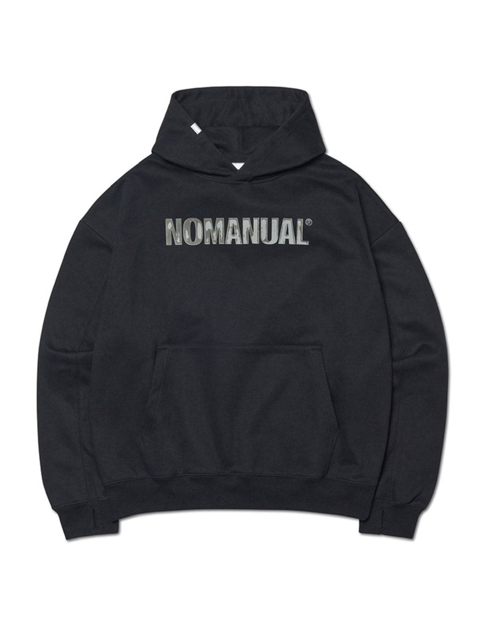 【NOMANUAL】STAMPED LOGO HOODIE
