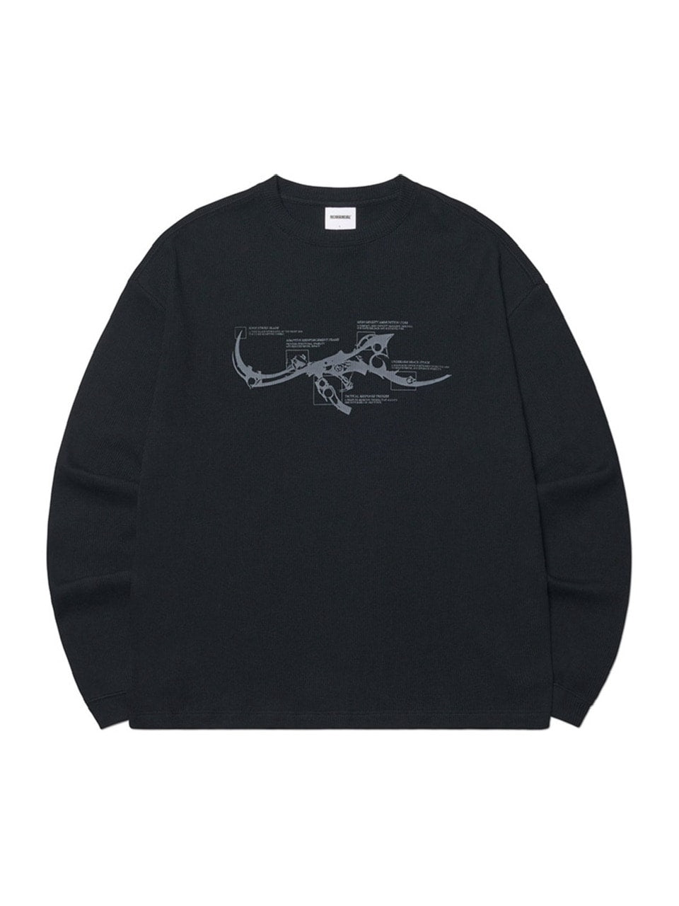 【NOMANUAL】NM RIFLE WAFFLE LONG SLEEVE TEE
