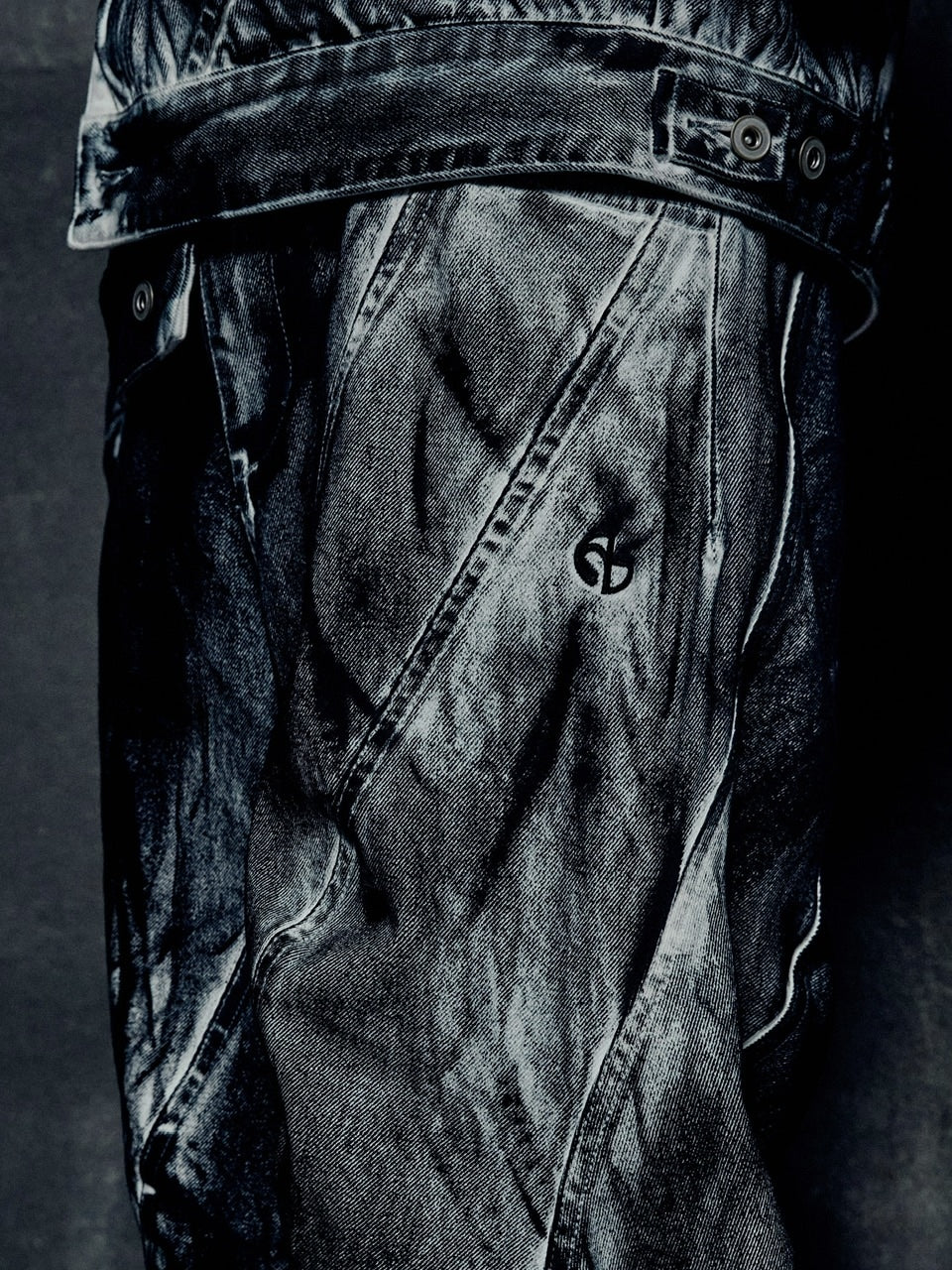 【NOMANUAL】STAINED D.L DENIM PANTS