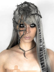 【IIIMIII】Twist Claw Necklace / 【イアミ】ツイストクローシルバーチェーンネックレス