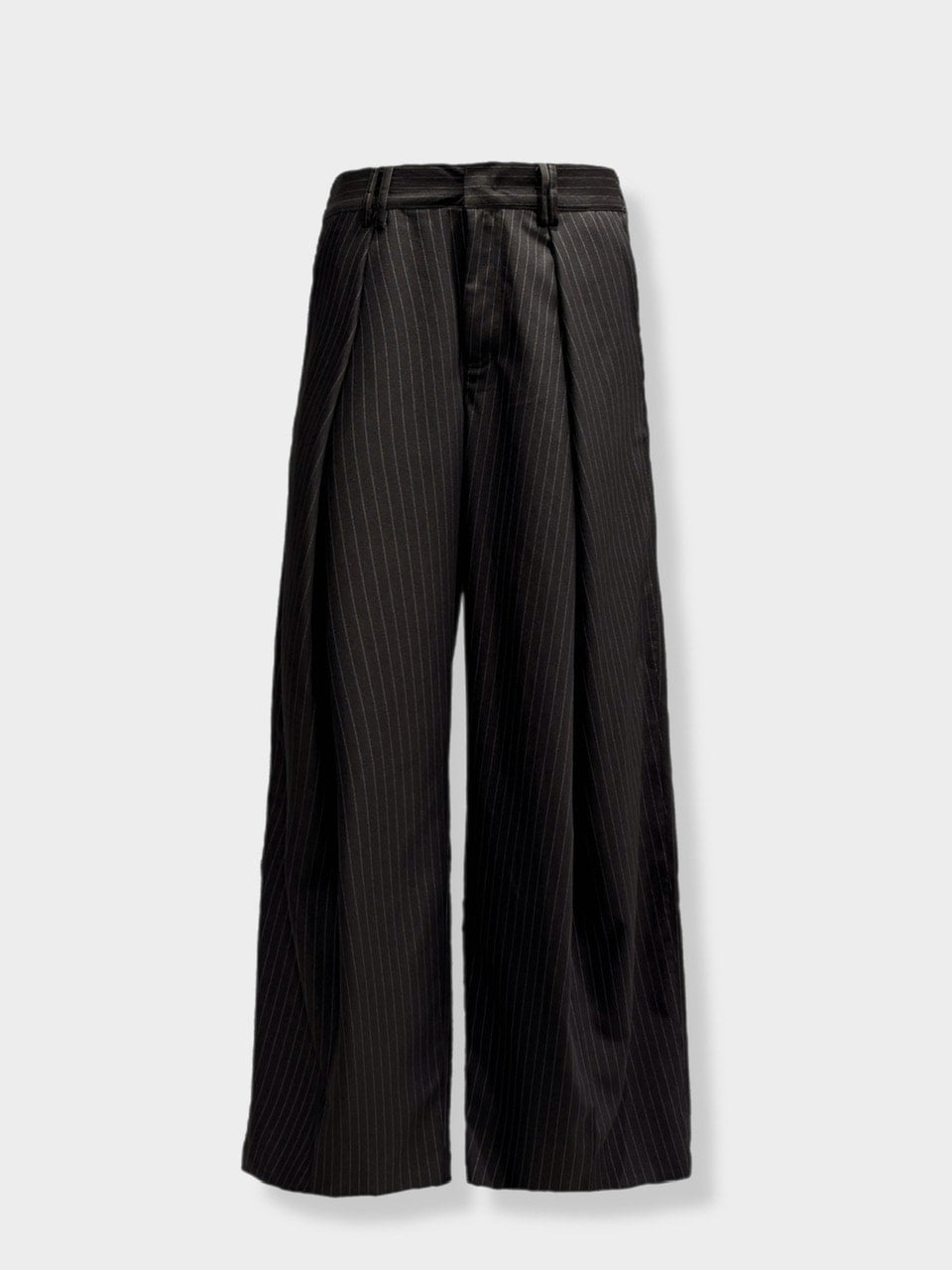CS】stripe cross tuck drape slacks – PRESSING WEB SHOP