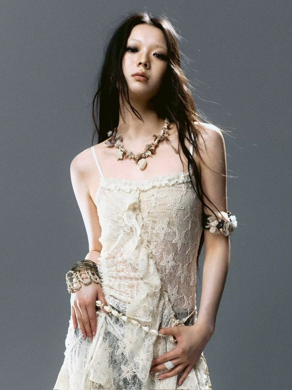 【Cest Nous】Fringe Star Necklace / 【セヌー】フリンジスターネックレス