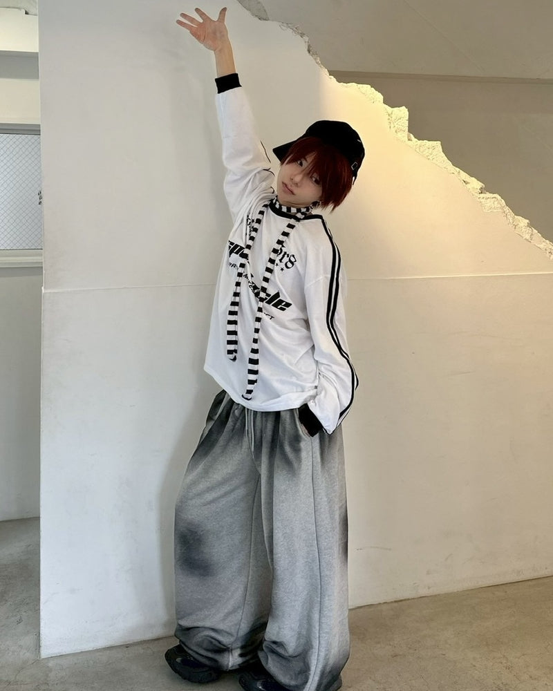 受注制【LUV CODE】spray sweat pants (3color)