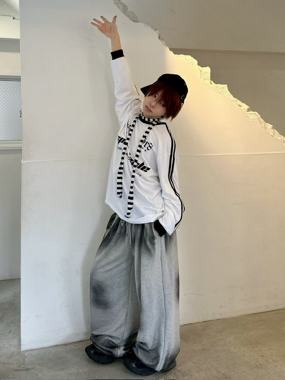 受注制【LUV CODE】spray sweat pants (3color)