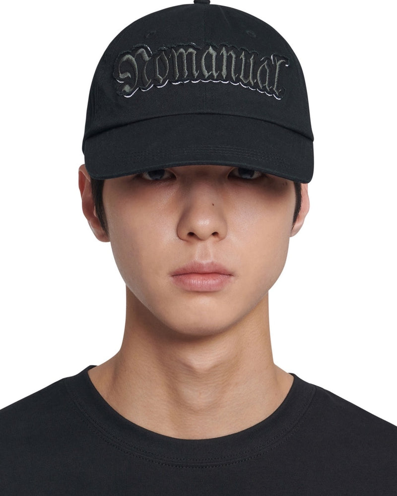 【NOMANUAL】GOTHIC PATCH BALL CAP