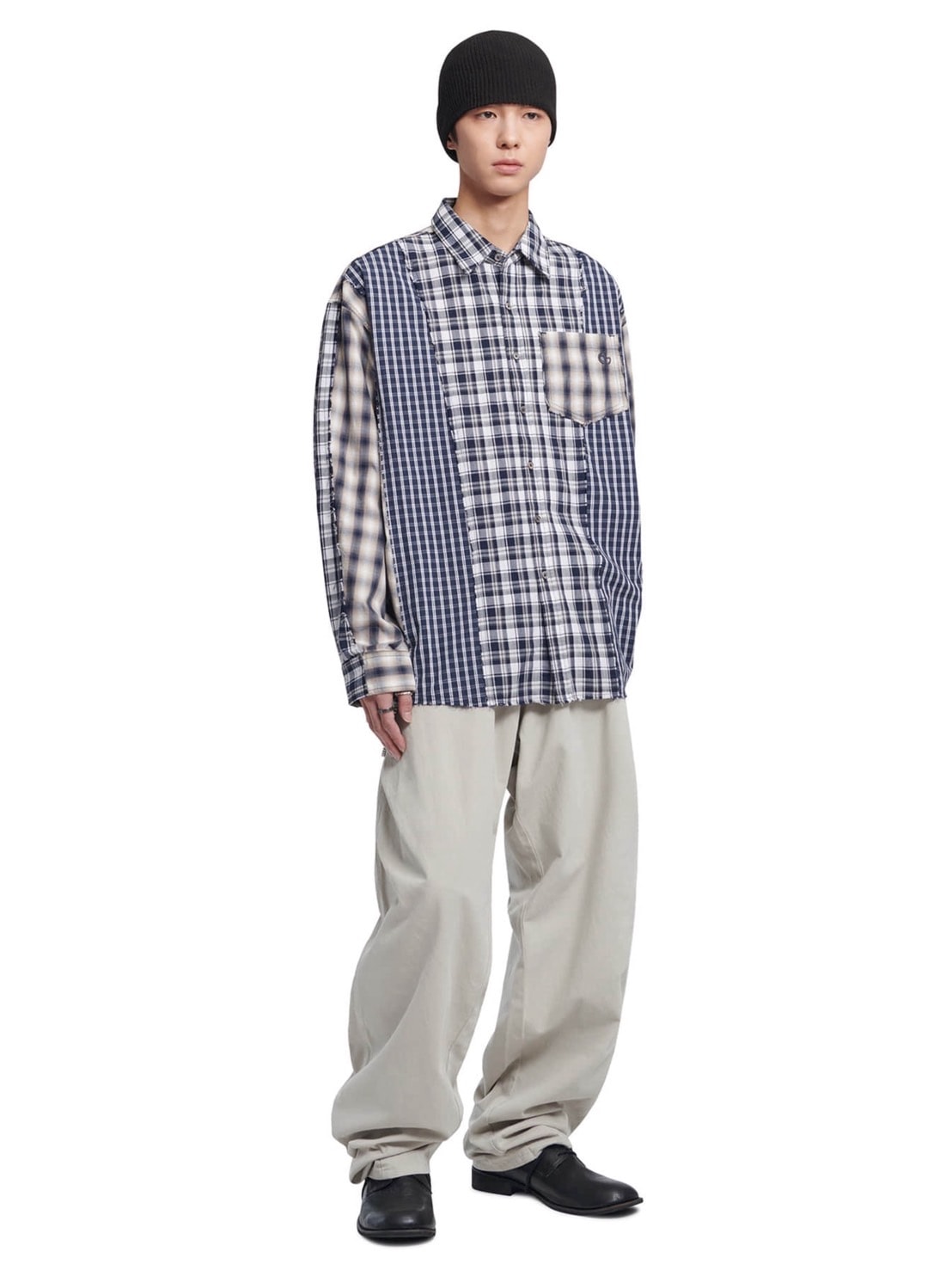 【NOMANUAL】RAW EDGE CHECK SHIRT