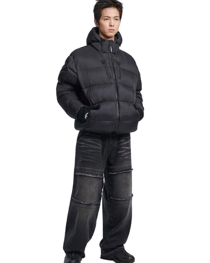 【NOMANUAL】DESTROYED LAYER DENIM PANTS