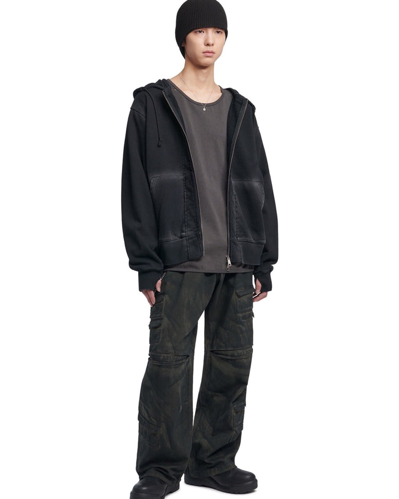 【NOMANUAL】AFTER HOODED ZIP-UP