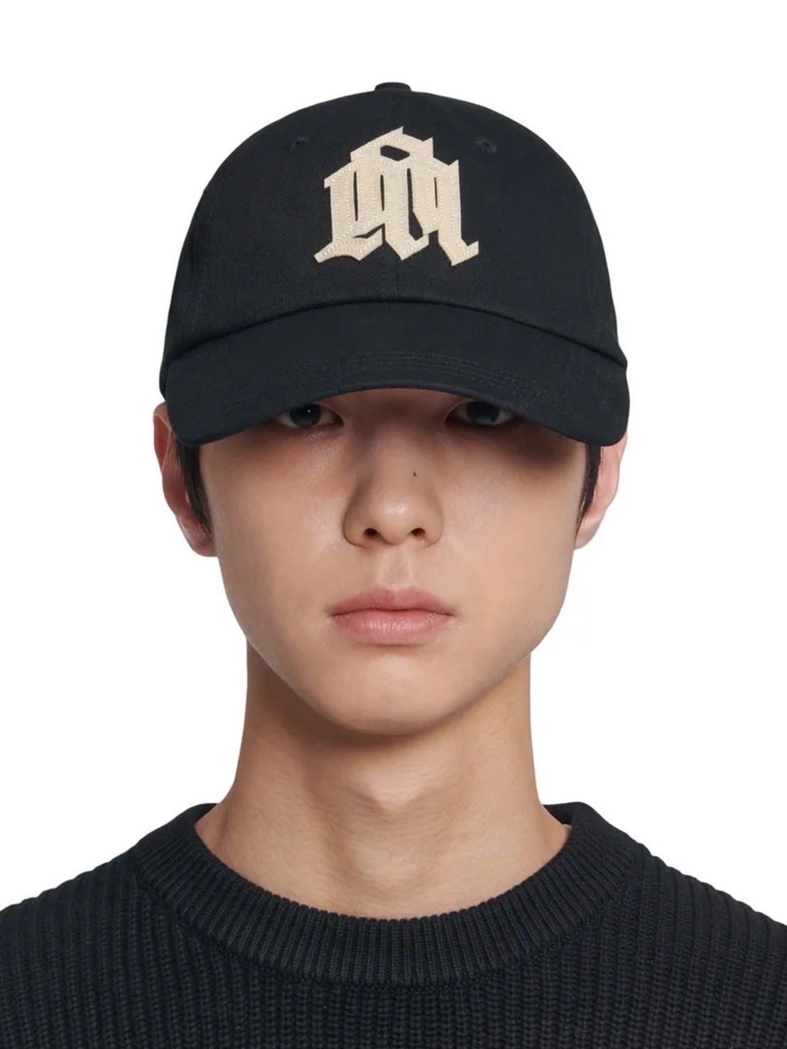 【NOMANUAL】OVERLAY LOGO PATCH BALL CAP