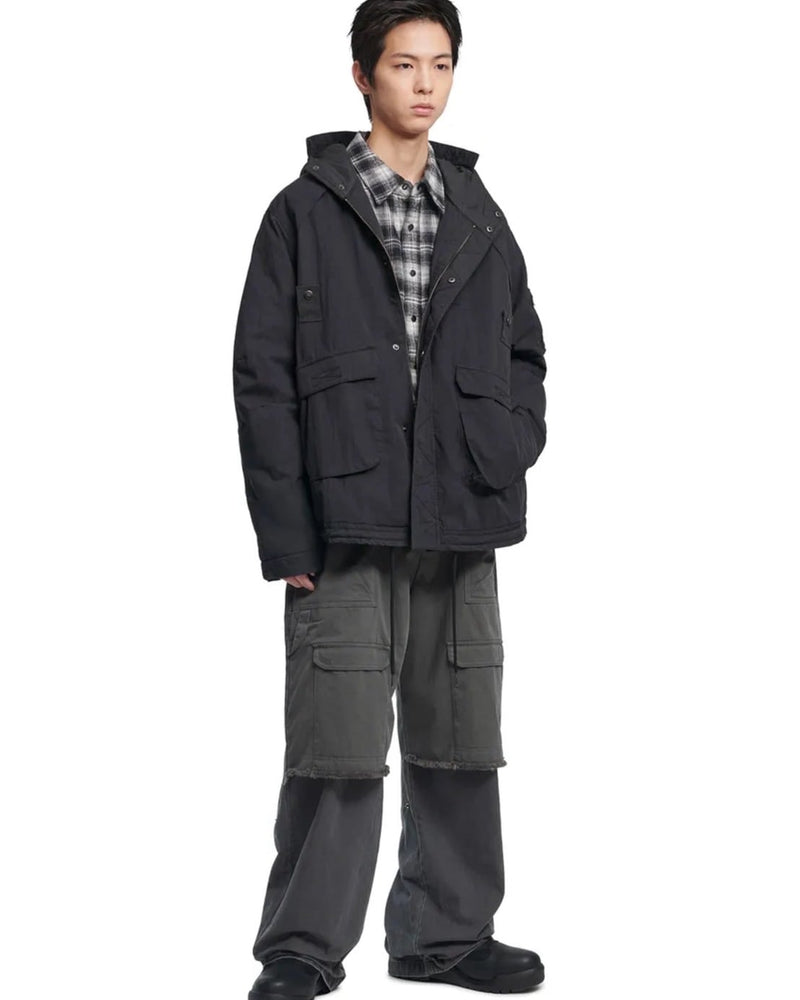 【NOMANUAL】HOODED FLIGHT JUMPER