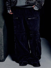 【NOMANUAL】MULTI CARGO SWEATPANTS