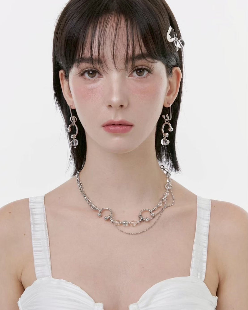 【PEG LEG】Flow silhouette necklace