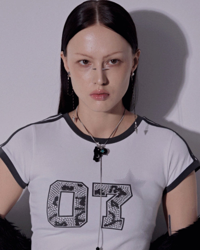 【PEG LEG】mascot switch pearl chain necklace