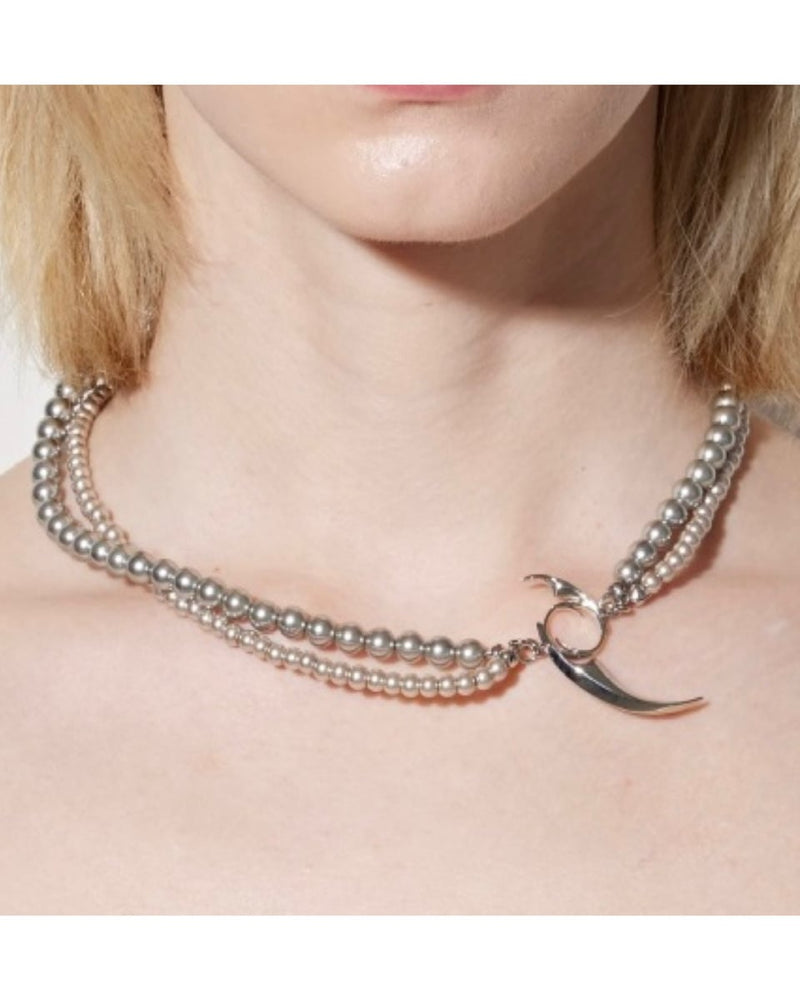 【PEG LEG】tribal pearl necklace