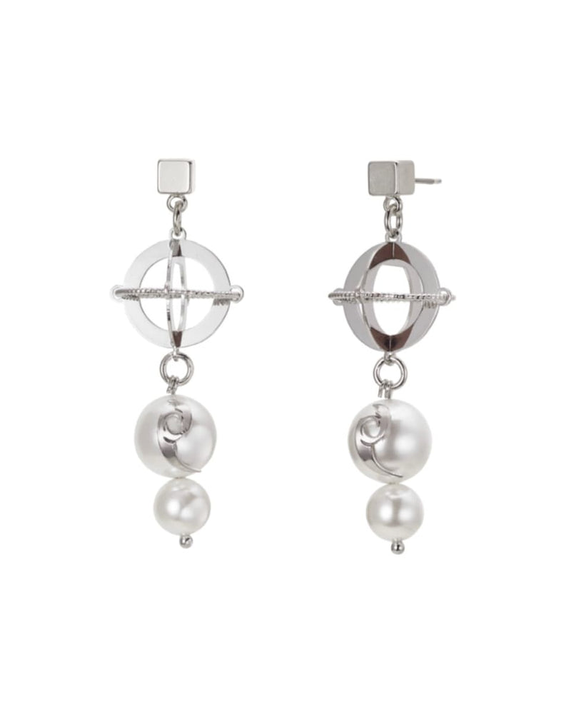 【PEG LEG】snowman planet earring