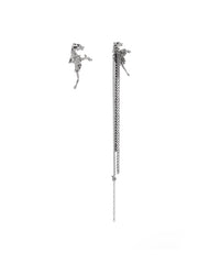 【PEG LEG】drop long chain earring