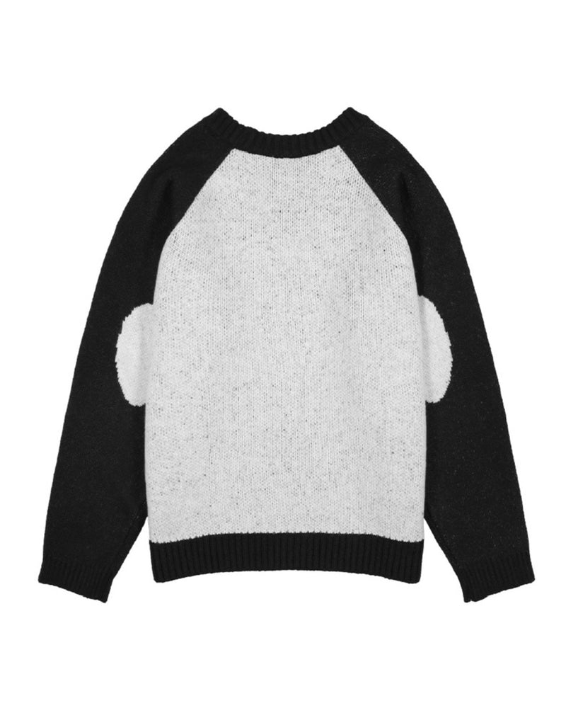 【FANCY X DUSTY】OVERFIT COLOR BLOCK PULLOVER KNIT / 【ファンシー X ダスティ】オーバーフィットカラーブロックプルオーバーニット