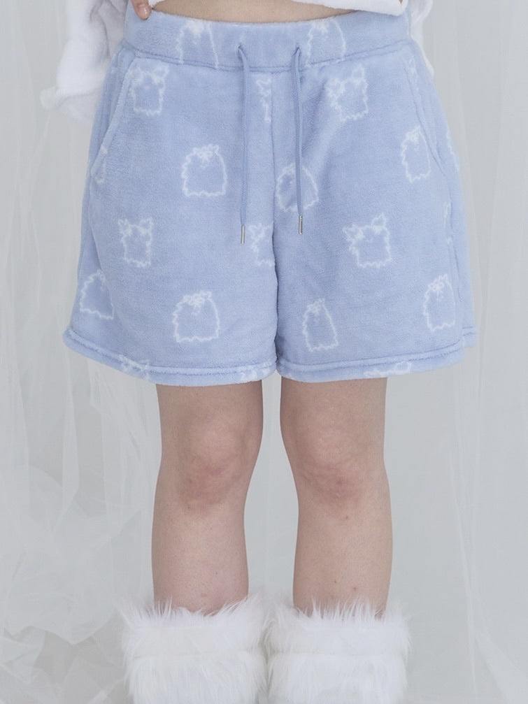 【FANCY X DUSTY】Zzz DUSTY SALON PAJAMA SHORT PANTS / 【ファンシー X ダスティ】Ｚｚｚダスティーサロンパジャマショートパンツ