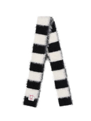 【FANCY X DUSTY】HUG STRIPE FUR MUFFLER / 【ファンシー X ダスティ】ハグストライプファーマフラー