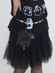 【FANCY X DUSTY】BRUSH CARABINER KEYRING / 【ファンシー X ダスティ】ブラッシュカラビナキーリング