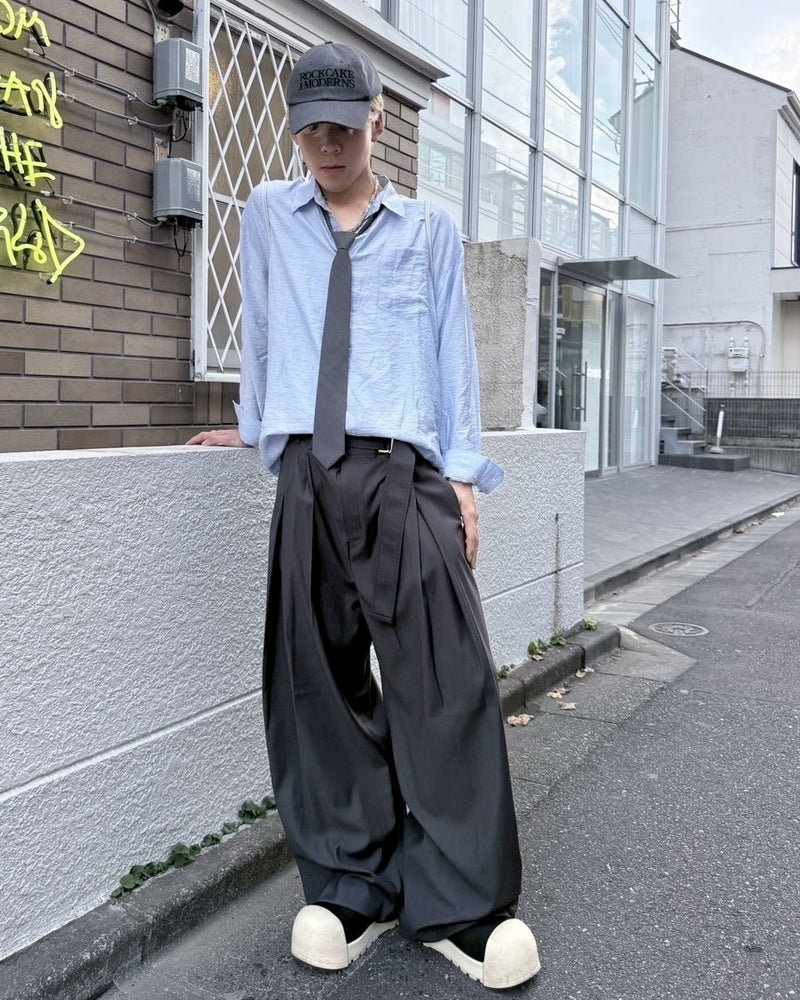 受注制【nmtc +】see through shirts / 【エヌエムティーシープラス】シースルーシャツ (2color)