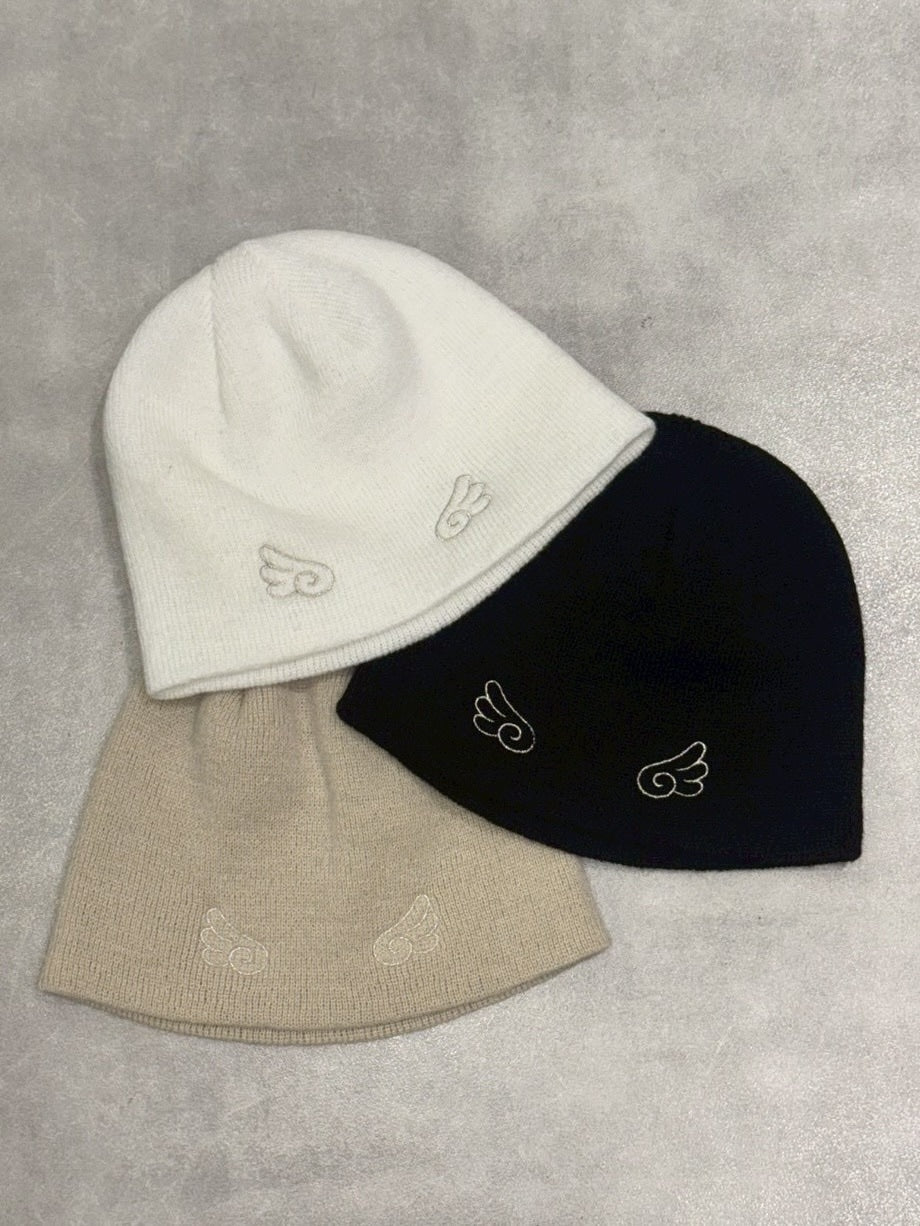 受注制【nmtc +】feather beanie / 【エヌエムティーシープラス】羽ビーニー (3color)