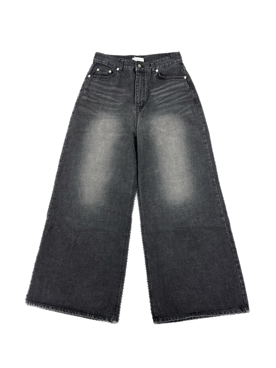 受注制【Chikashitsu +】buggy denim pants / 【チカシツプラス】バギーデニムパンツ