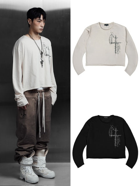 【Rosen Kreuz】CURVE-ARM CROSS LONG SLEEVE