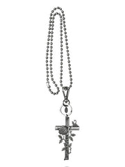 【Rosen Kreuz】ETERNAL ROSE CROSS NECKLACE