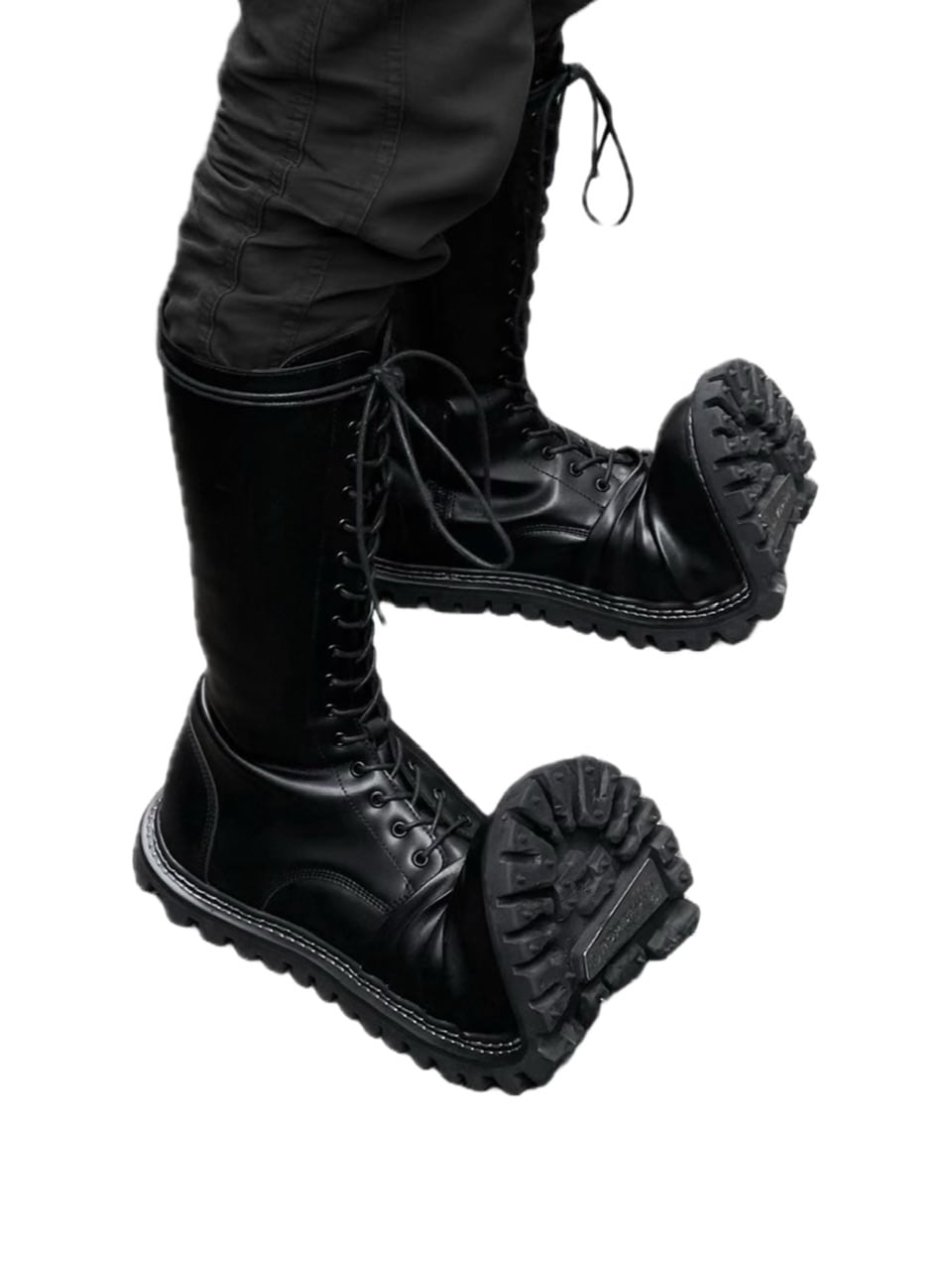 【ROMBAUT】RAGE / 【ロンバート】クラッシュドトゥミドルブーツ