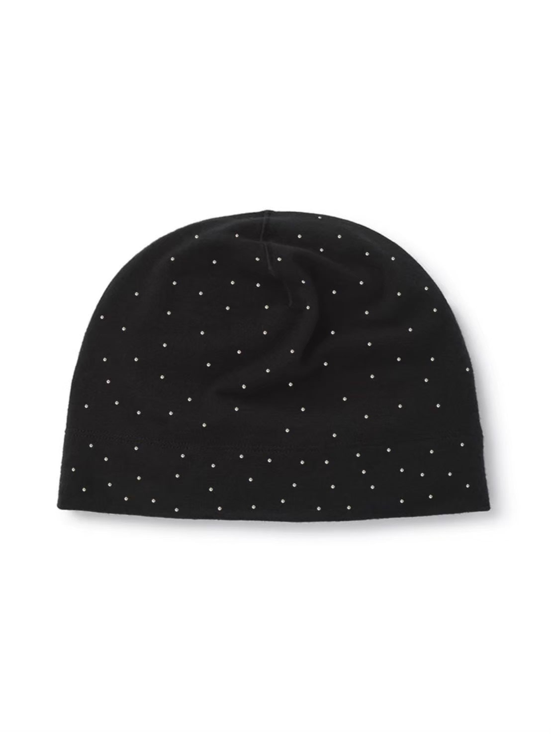 【SUPPLIER】Rhinestone Skull Cap Beanie / 【サプライヤー】ラインストーンキャップビーニー