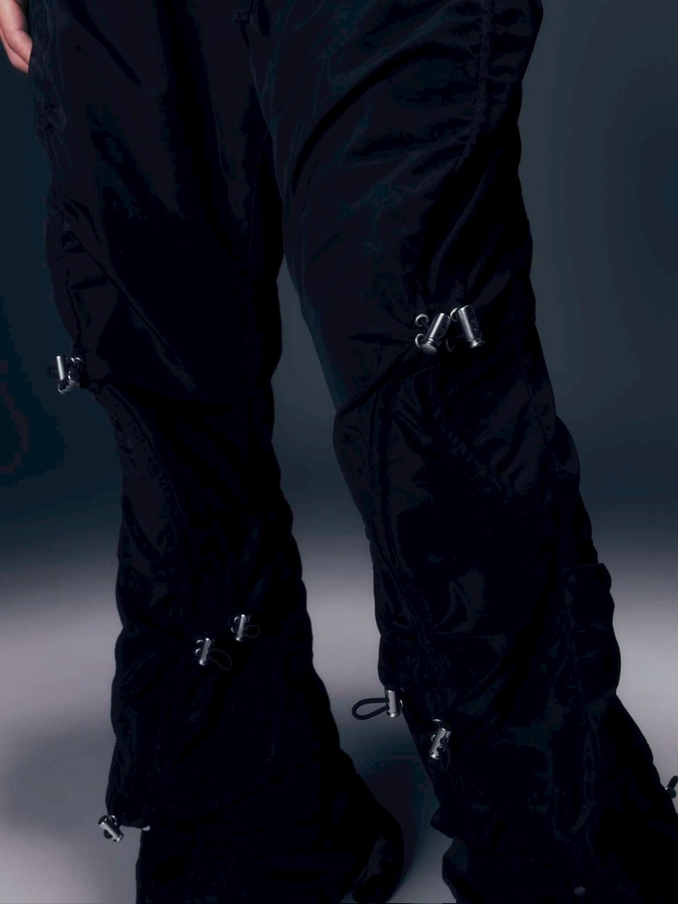 【DIG YOUR OWN GRAVE】SYN-EDGE PANTS /【ディグユアオウングレイブ】テックフレアパンツ