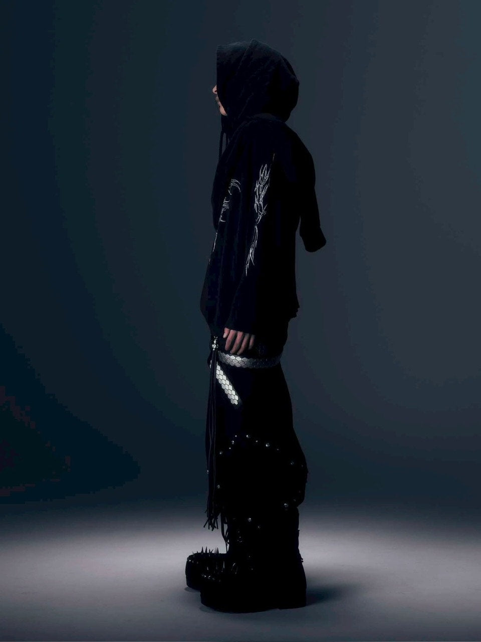 【DIG YOUR OWN GRAVE】DOUBLE FADE HOODIE /【ディグユアオウングレイブ】レイヤードフェードプルオーバーパーカー