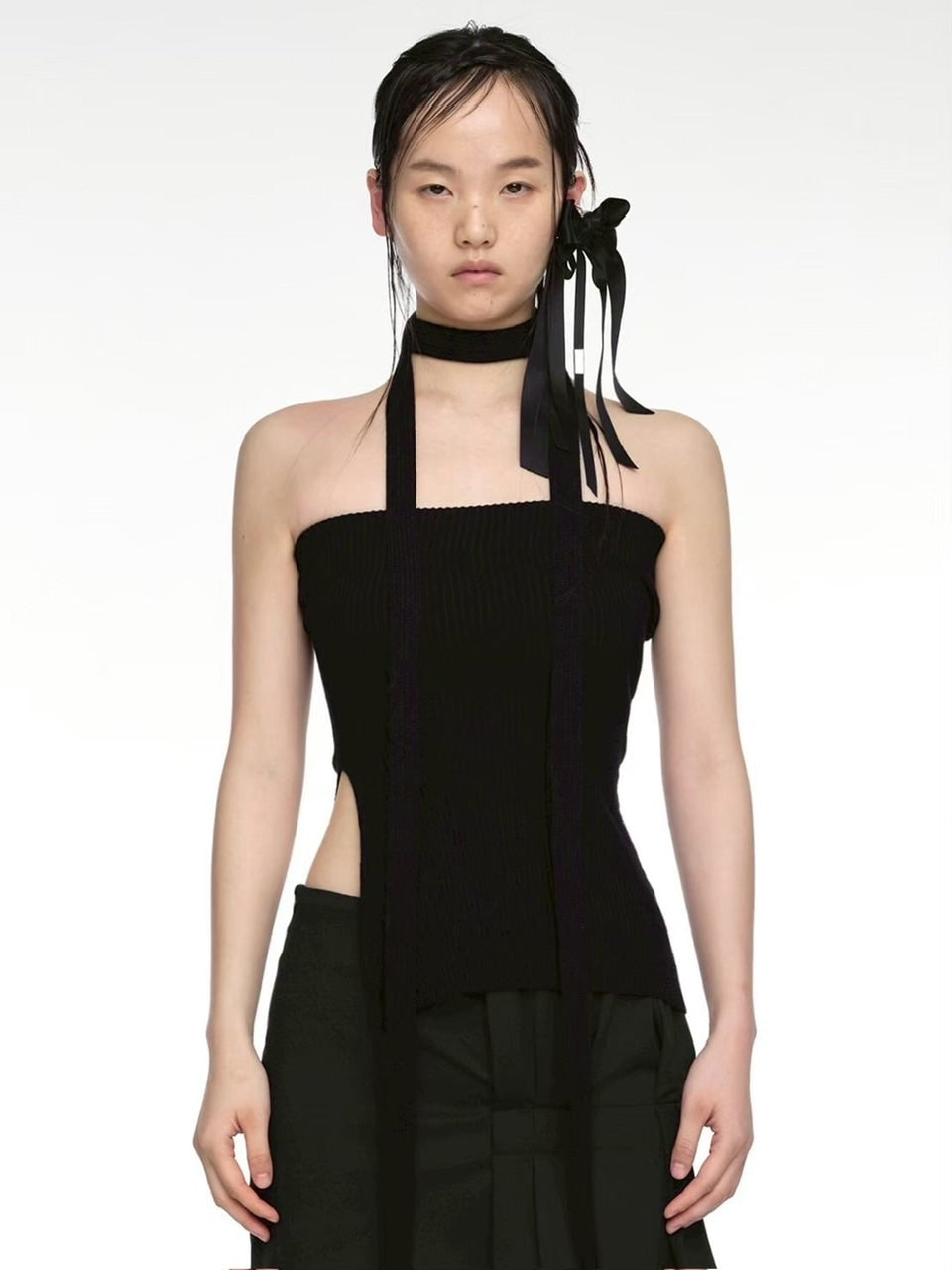 【NACHE】STRAP KNIT TANK TOP