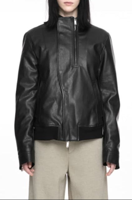 【NACHE】RIDER LEATHER SHEARLING JACKET (UNISEX)