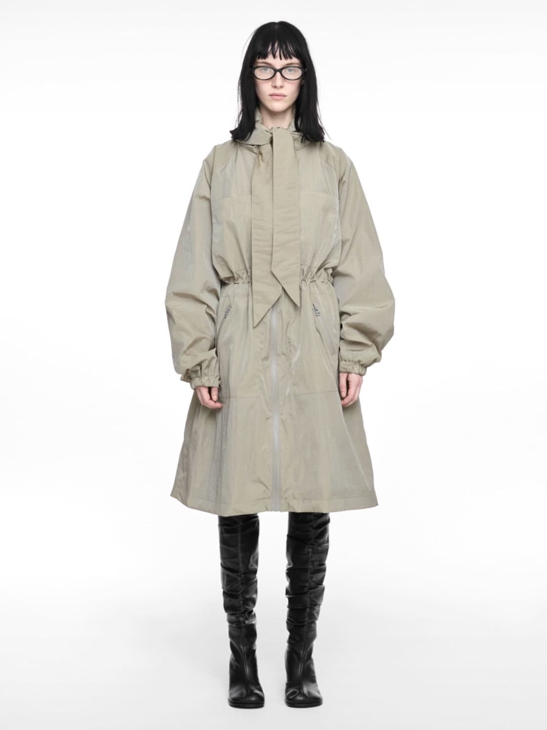 【NACHE】TIE FIELD COAT (UNISEX)