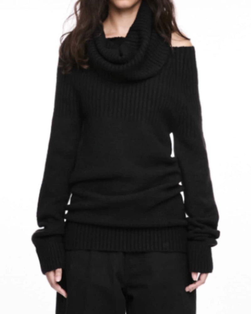 【NACHE】2-WAY SHAWL KNIT