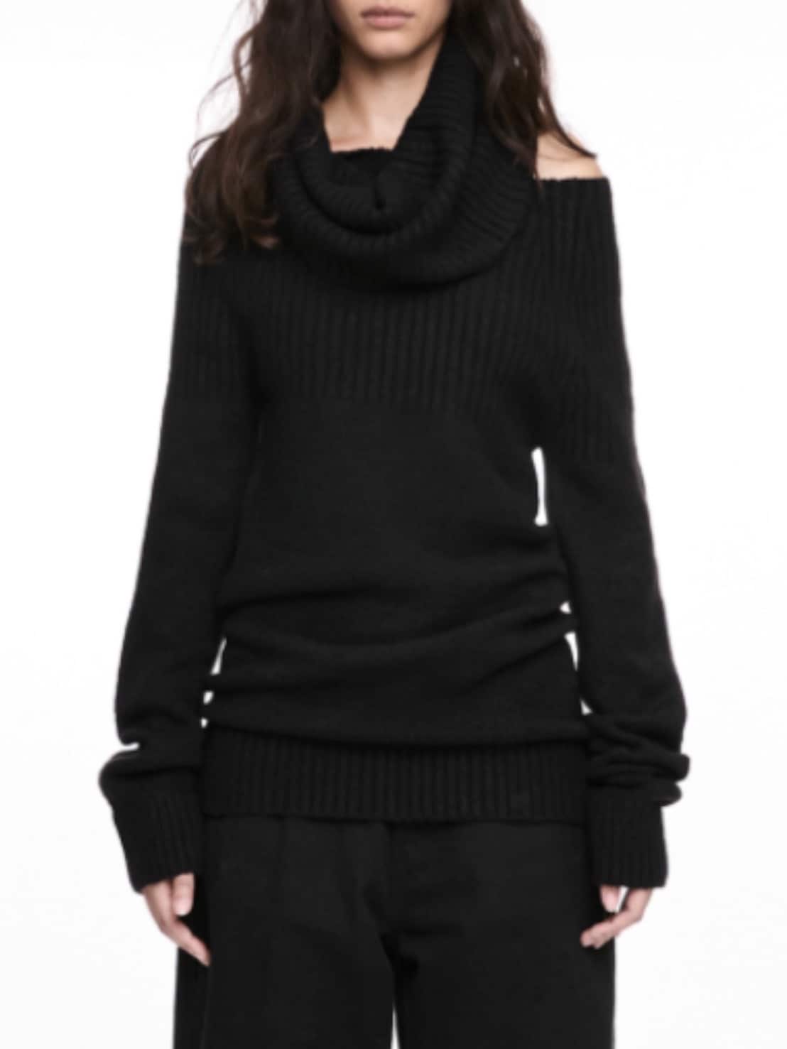 【NACHE】2-WAY SHAWL KNIT